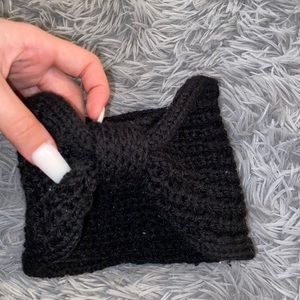 Black Knitted Headband